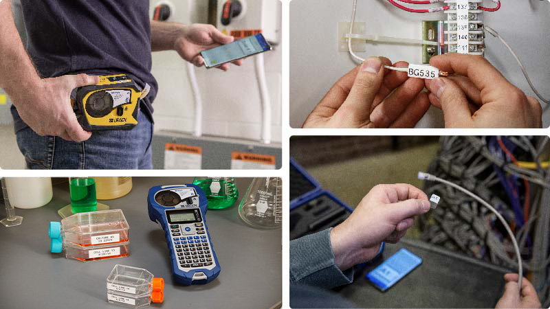Eine Übersicht über verschiedene Anwendungen der M210, M211 und M410 Drucker.