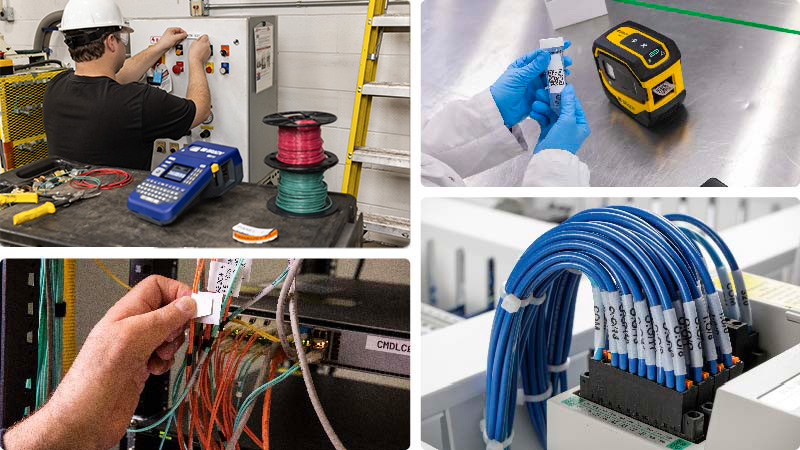 Eine Übersicht über verschiedene Anwendungen der M210-LAB und M510 Drucker.