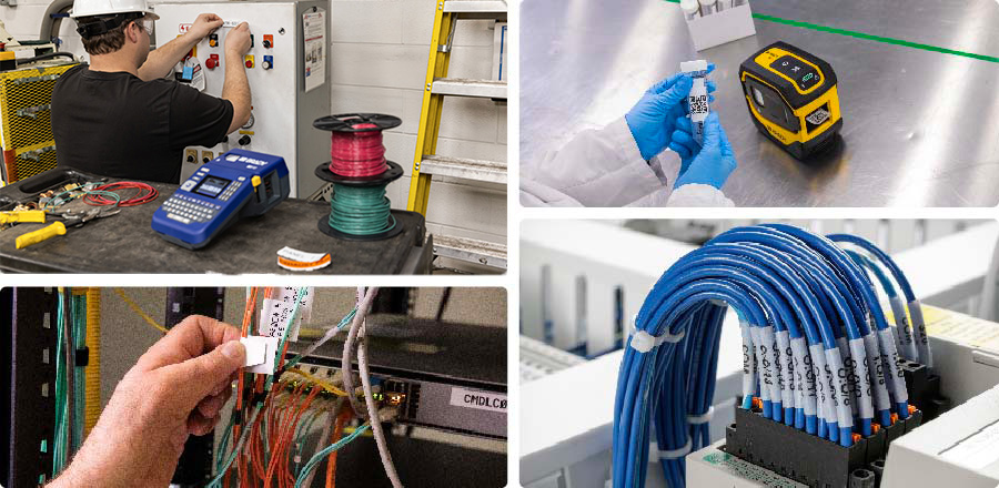 Eine Übersicht über verschiedene Anwendungen der M210-LAB und M510 Drucker.