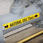 Pipe markers Natural Gas