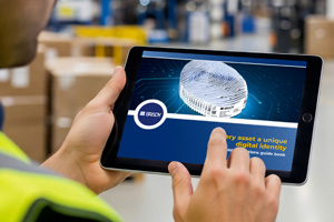 Anleitung auf einem Tablet