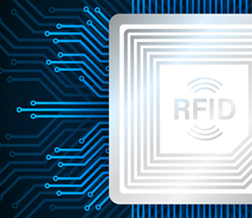 RFID-Chip für die Rückverfolgung von Objekten
